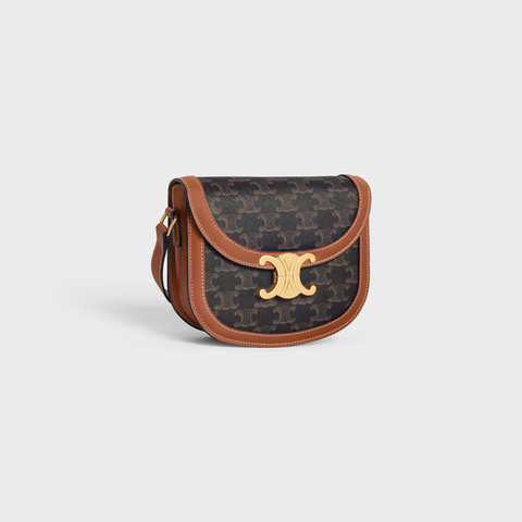 BESACE CLEA IN TRIOMPHE CANVAS AND CALFSKIN TAN - Image 2